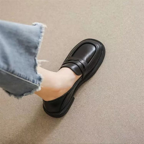 Black Patent Leather Loafers